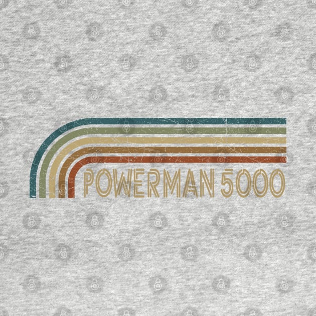 Powerman 5000 Retro Stripes by paintallday